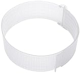 Zenker Tortenring Patisserie, flexibler Profi-Torten-Ring von Ø 15 - Ø 30 cm, verstellbarer Ring für ideale Schicht-Torten, Kuchenring einfach schließen und Öffnen, Menge: 1 Stück, Farbe: transparent