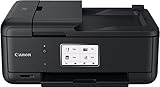 Canon PIXMA TR8550 Drucker Farbtintenstrahl Multifunktionsgerät All-in-One DIN A4 (Scanner, Kopierer, Fax, WLAN, LAN, ADF, Apple Airprint, Print App, 2 Papierzuführungen, Duplexdruck) schwarz