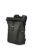 Samsonite Paradiver Light - Erweiterbarer Rolltop Laptop Rucksack 17,3 Zoll, 49 cm, 25/35 L, Dschungelgrün