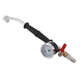 HOLIDYOYO Reifeninflator Mit Manometer Und Gebogenem Luftschlauch Hochleistungsadapter Für Lkw Reifen Präzise Luftdruckanzeige Langlebiges Design Für Enge Räume Und Verschiedene