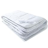 aqua-textil Soft Touch Sommer Leicht Bettdecke 155 x 200 cm Ultra leichte Steppdecke ca 310g Füllung atmungsaktiv Sommerdecke Oeko-TEX