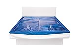 Aqua Sense 2X Wasserkern inkl. Liner/Schutzfolie + 2X cond. - ersatzset für Wasserbett/Wasserbettmatratze Größe - 180 x 220 cm Dual - Softside: Innen keilförmig 20-23 cm - Beruhigung 80%