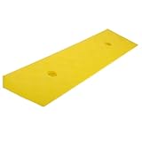 VALICLUD Kunststoff Bordsteinrampe 50X13X3cm mit Rutschfester Oberfläche für Elektrorollstuhl Türschwelle und Auto Robuste Auffahrrampe für Einfahrt Garage und Innenräume