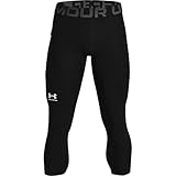 Under Armour Men's HeatGear Armour 3/4 Leggings, Black, X-Large