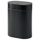 Ikea BROGRUND Touch Top Mülleimer, 4 l, schwarz