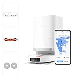 Xiaomi Robot Vacuum X20+ Saugroboter mit Absaugstation und 4L/4L Frisch- & Altwassertank - 2 rotierende, Auto-Trocknung Wischmops, Bis 280m² wischen, 6000Pa Saugkraft, LDS-Navigation, Alle Bodentypen