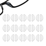 Nasenpads Brille Selbstklebend 15 Paar Brillen Nasenpads Weich Silikon Pads Brille Antirutsch Brillenpads Transparent für Brillen Sonnenbrillen