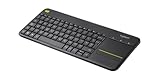 Logitech K400 Plus Kabellose Touch-TV-Tastatur mit...