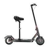 E Scooter Sitz, Elektroroller Sitzsattel, 50-68cm Höhenverstellbar Sitz für E Roller, Portabel E Scooter Sitzs Elektrscooter Sattel Elektroroller Sitzsattel Eisen Elektrscooter, 29*21*7.5cm Sattels