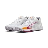 PUMA Damen Accelerate Turbo W+ 4 Hallenturnschuh, White Berry Lilac Crush Heat Fire, 40 EU