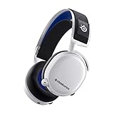 SteelSeries Arctis 7P+ Wireless Gaming Headset - verlustfreies 2,4 GHz - 30 Stunden Akkulaufzeit - USB-C - 3D Audio - für PS5, PS4, PC, Mac, Android und Switch - Weiß