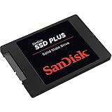 SanDisk SSD Plus interne SSD Festplatte 480 GB (schnelleres Hoch,-Herunterfahren und Laden, Lesegeschwindigkeit 535 MB/s, Schreibgeschwindigkeit 445 MB/s, stoßfest), Festkörper-Laufwerk