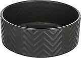 TRIXIE Napf, Keramik, 0,9 L/Ø 16 cm, Schwarz - 25021