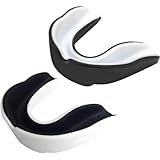 2 Stück Sport Zahnschutz für Erwachsene und Kinder,Sport Mundschutz für Hockey, Kickbox, Rugby, Football, Hockey & Boxen,CE