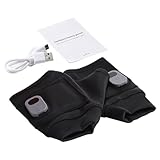 Halbhändige Elektrische Handschuhe | USB-halbbetriebene Elektrische Handschuhe, Intelligente Konstante Temperaturheizungshandschuhe, Tragbare Heizhandschuhe Mit Digitalem Display, Wiederaufladbare USB