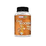 Healthy Fusion, Carb BLOCKER | Leistungsstarker Fett- & Kohlenhydratblocker | Mit Sugarlock, Kakao, Orange & Zichorie | Unterstützt Diät & Gewichtsmanagement | 60 Kapseln