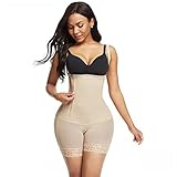 Body Shaper für Damen, Bauchkontrolle, Shapewear, seitlicher Reißverschluss, offene Brust, Hüftgürtel für den Damenalltag