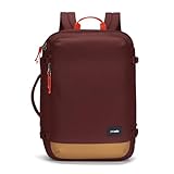 Pacsafe Go Anti-Diebstahl 34 l Handgepäck-Rucksack, garnet red, Einheitsgröße, Pacsafe Go Anti-Diebstahl 34 l Handgepäck-Rucksack