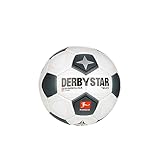 Derbystar Herren Bundesliga Brillant Mini Classic v23 Fußball, Weiss Schwarz Grau, Einheitsgröße