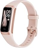 MORELOCO Fitness Tracker,Smartwatch,24H Herzfrequenz- & Schlaftracking,SPO₂-Tracking, 20+ Sportmodi,1,1' AMOLED Display, Schrittzähler, IP67 wasserdicht für iOS Android (Rosa)