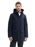 TOM TAILOR Herren Artic Parka mit abnahmbarer Kapuze, 10668 - Sky Captain Blue, M