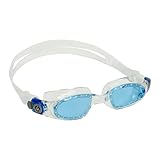 Aqua Sphere Unisex Erwachsene Mako Schwimmbrille, transparent blau/blaues Glas, Einheitsgröße