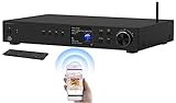 VR-Radio WLAN Radio: Digitaler WLAN-HiFi-Tuner, Internetradio, DAB+, Bluetooth, schwarz (DAB Radio mit Cinch Ausgang, Internet Tuner, Lautsprecher iPad)