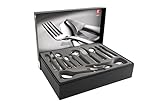 ZWILLING Nottingham Besteck-Set, 68-teilig, Für 12 Personen, 18/10 Edelstahl/Hochwertiger Klingenstahl, Poliert, Silber