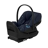 Cybex Cloud G Comfort Extend Babyschale mit Anti-Rückprall-Basis, linearer Seitenaufprallschutz, Verriegelungsmontage, ergonomische Vollneigung, verlängerte Beinstütze, Ozeanblau