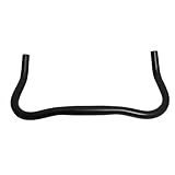 UPANBIKE 25,4 mm 37 cm Bullhorn Riser Bar für Fixed Gear Fahrrad Fahrrad Alu Lenker Schwarz