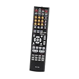 Gatuida Ersatz Receiver Fernbedienung Kompatibel mit Ir Lernfunktion ohne Batterie für Surround Anlage Einfache Bedienung Langlebig Schwarz
