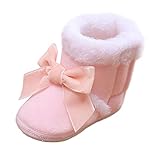 OBiQuzz Winterstiefel Mädchen Winterschuhe Kinder Warme GefüTtert SäUglingsstiefel Antirutsch Thermoschuhe Baby Baumwoll Schuhe Winter Schneestiefel Schnneboots Wollschuhe Fleeceschuhe Baby Bootie