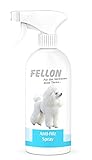 Fellon Anti-Filz für Hunde | Entfilzungsspray 500 ml | 100% natürlich & pH-neutral | Fellpflege für seidigen Glanz & leichte Kämmbarkeit | für alle Felltypen & Welpen | Dermatologisch getestet