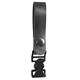 DECOMELODY Anti Verlust Handschuhclip aus Metall Kompakter Hüftgurt Clip in Schwarz Ergonomischer Feuerwehr und Arbeitshandschuhhalter für Sicheren Halt bei Handwerks und Outdoor Einsätzen