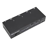 Kvm-Switch, USB-Switcher USB3.0 HD-Multimedia-Schnittstelle Kvm-Switch 100-240 V Kvm-Switch USB C 2 Monitore 3 Computer 4K bei 60 Hz HD-Multimedia-Schnittstellen-Switcher