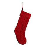 GBEN Weihnachtsstrumpf Weihnachtssocken Süßigkeiten Geschenktüte Christmas Stockings Personalisiert Socken Weihnachten Bestecktasche Besteckhalter für Familienfeier Weihnachtsdeko (B, One Size)