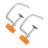 OFFSCH 2 Stück Nudelmaschinen clip Ersatzteil Verstellbarer Befestigungsclip für Manuelle Nudelmaschinen Stabile Befestigung Kompatibel mit Verschiedenen Pastamaschinen Einfache