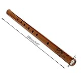 ruiruiNIE Bambusflöte, traditionelle 6-Loch-Flöte Handgemachte chinesische Musikinstrument Instrument Holzschlüssel
