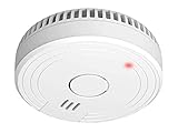 ELRO FS1801 Rauchmelder | 10 Jahre Sensor | Entspricht der Europäischen Norm EN14604 | Weiß | 1 Stück