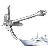 HoveeLuty Paddle Board-Anker, 1, 5 lb tragbares, faltbares Kajak-Anker-Set mit 66 Fuß Marine-Seil zum Angeln, Kajak, Paddle Board, Kanu, Jet-Ski-, für, Set