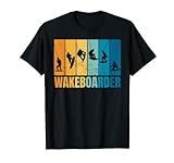 Wakeboard Bindung Vintage Wassersport Wakeboarder T-Shirt