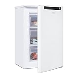 Exquisit Gefrierschrank, 4-Sterne-Gefrieren, 85 Liter, Energieklasse C, Tiefkühlschrank, Wechselbarer Türanschlag, GS581-040C weiss