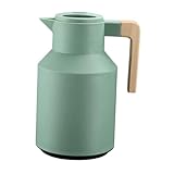 VALICLUD Isolierkanne mit Glas innenmantel Wasserkocher Handlich Langlebig für Heiß Kaltgetränke zu Hause Büro Camping Praktischer Tee Kaffeekessel