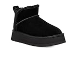 Koolaburra by UGG Koola Ultra Mini Plateau-Stiefelette für Damen, Schwarz, 38 EU