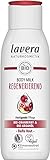 lavera Body Milk Regenerierend – Bodylotion mit Bio-Cranberry & Bio-Arganöl - vegan - Festigende Pflege für reife Haut - PETA zertifiziert - Biologisch abbaubar – Naturkosmetik (1 x 200 ml)