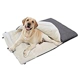 Générique Kudes für Hunde – Warmes und faltbares Bett, wasserdicht, für drinnen und draußen, zum Wandern, zur Erholung von Hunden, tragbare Aufbewahrung inklusive | für den Komfort