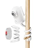 Augstci Flexible Clip-Klemmhalterung, kompatibel mit Infant Optics DXR-8 und DXR-8 PRO Video-Babyphone-Kamera, 39,9 cm (15,7 Zoll), flexibler langer Schwanenhals-Arm, Baby-Monitorhalterung für