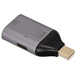 Yosoo Health Gear 4K 60Hz USB C auf DisplayPort Adapter Konverter und PD-Netzteil, Multifunktion, Aluminiumgehäuse, Unterstützt HD-Auflösung