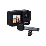 Rollei Actioncam D6Pro - 5K-Video, 2,2' IPS-Touchscreen, Wasserdichtes Gehäuse bis zu 30 m, 6-Achsen-Bildstabilisierung, Drahtloses Mikrofon inklusive