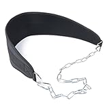 Pull-Up-Gürtel, Dipgürtel, 18, 5 x 6 Zoll Pull Up mit D-Ring & 35-Kette, starkes Nylon gewichtet, Ersatz-Fitnessstudio zum Training, Bodybuilding für den Außengebrauch